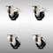 Service Caster 3 Inch 316SS Hard Rubber Wheel Swivel Top Plate Caster Lock Brakes SCC, 2PK SCC-SS316TTL20S314-HRS-2-S-2 - alternate 1